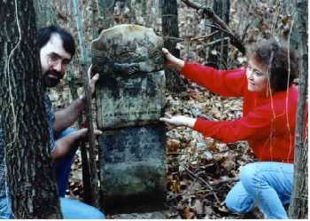 Jane (Wickliffe) Bodine's grave in Crescent Hill Cemetery. Held by Dave Bodine and Sally (Bodine) Snyder.