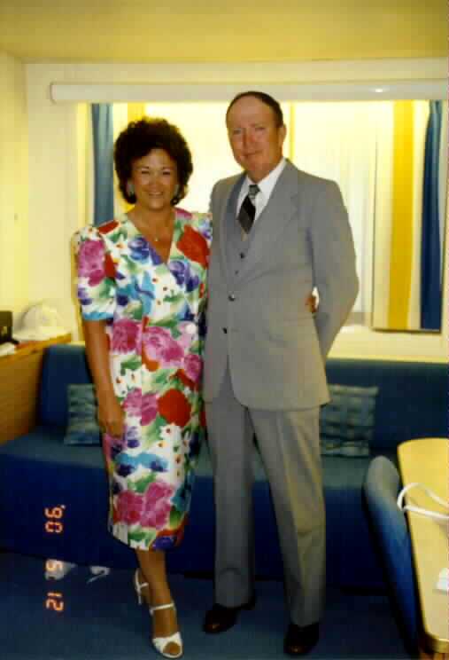 Mom and Dad on a cruise