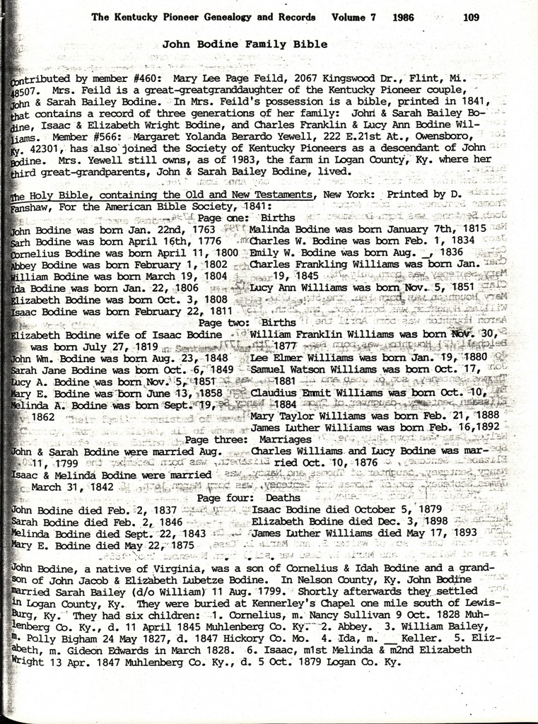 Bible Transcription