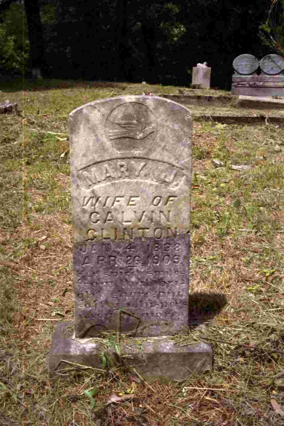 Grave of Mary (Jenkins) Clinton