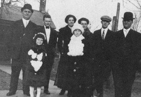 James Delphus Bodine - to the left