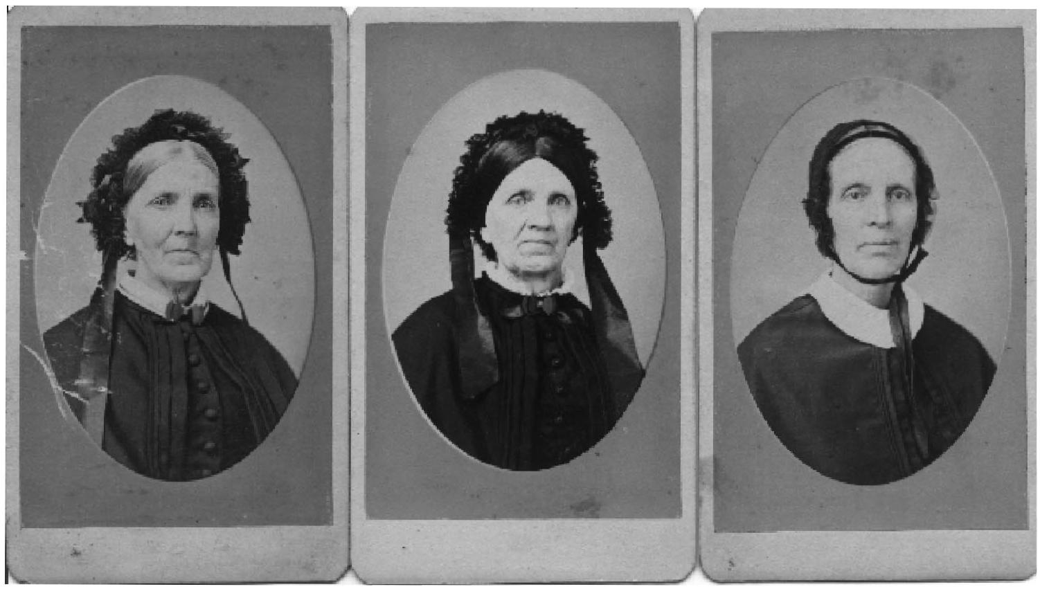 Grandmother Susan Bodine, Aunt Harriet Cyphers, and Aunt Eleanor Conine