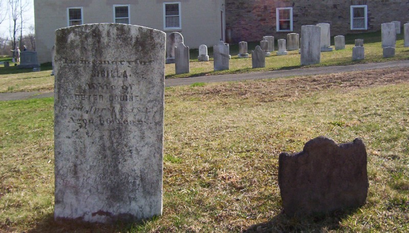 Graves of
Peter and Sibilla Bodine