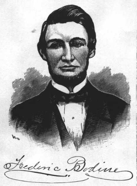 Frederic Bodine and Signature