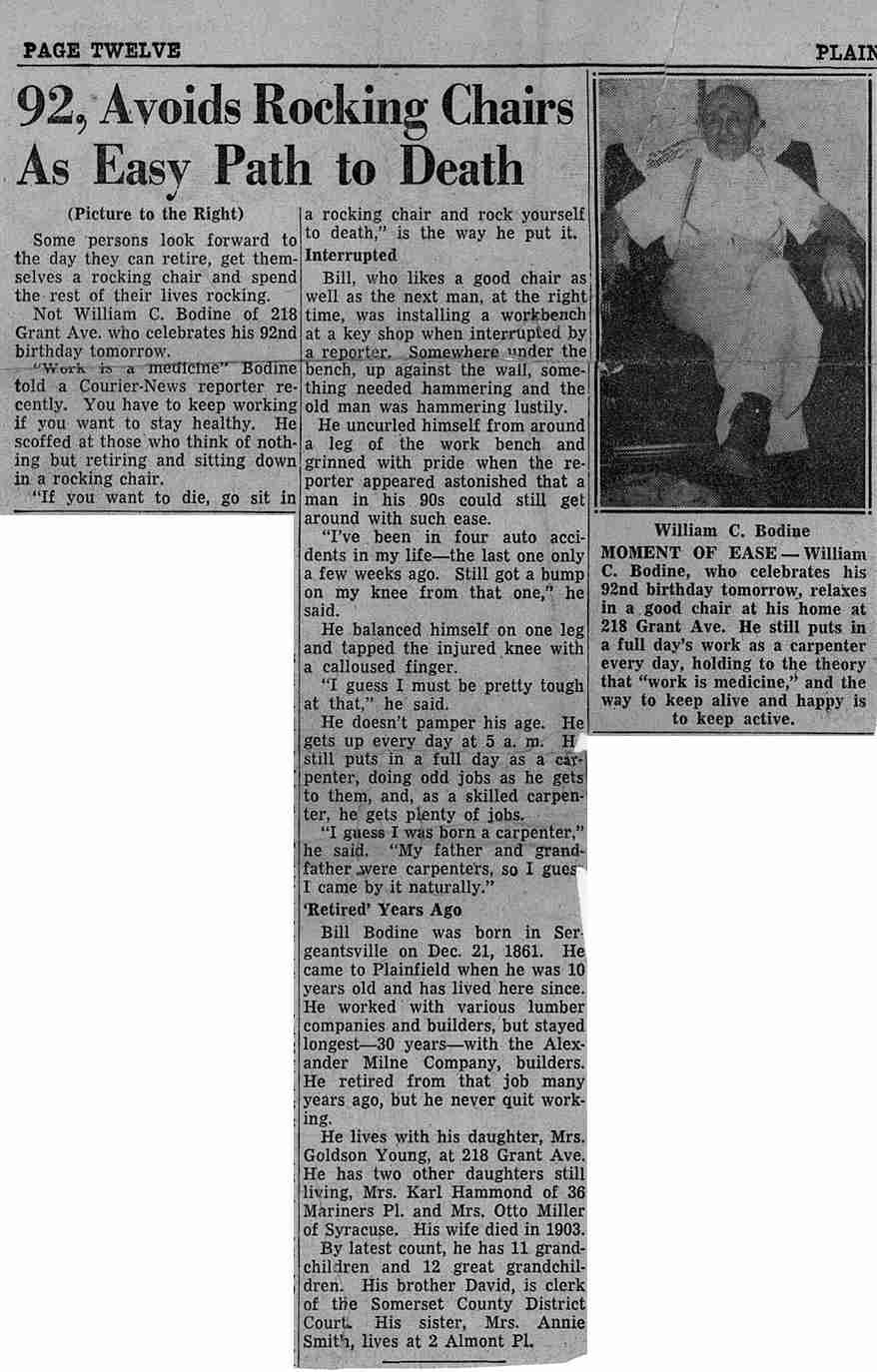 William Bodine's 92nd Birthday