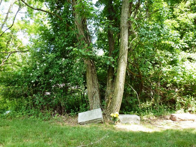 Tombstones of J. Frank and Ann (Bodine) Young