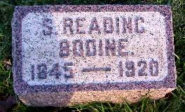 Gravestone of Samuel Reading Bodine