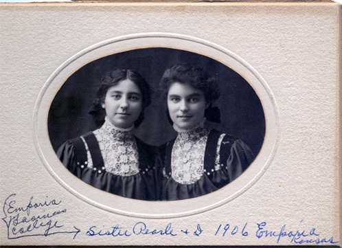 Pearl and Mabel Bodine