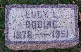 Gravestone of Lucy L. Bodine