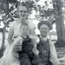 Charles Sharp Bodine, Mary Jane Goodman, and Bobby Bodine