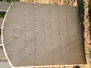 Tombstone of James Bodine
