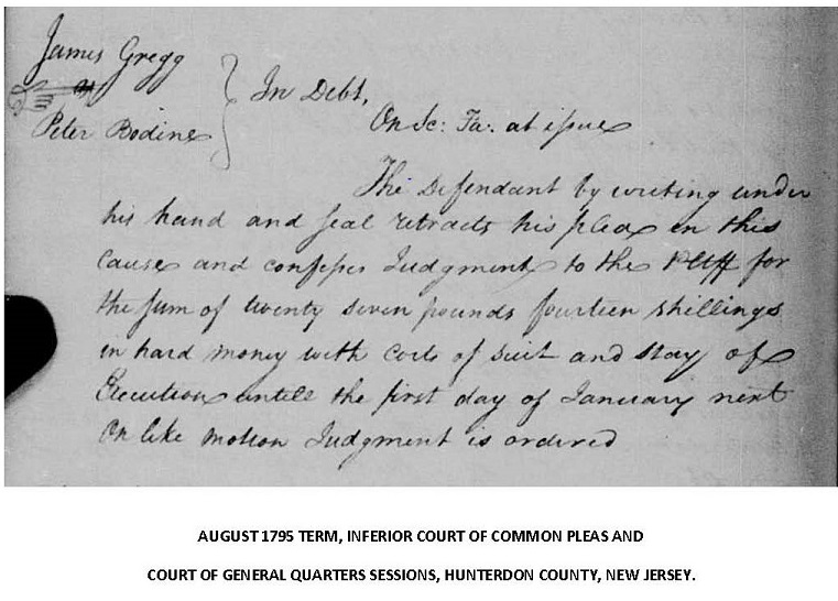 Document related to a Peter Bodine
